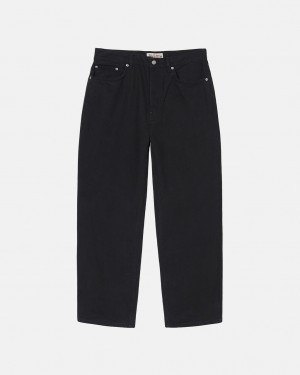 Stussy Big Ol Jean Overdyed - Unisex Denim Negros | MXCIF59515