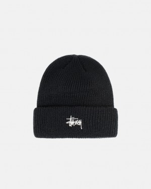 Stussy Cuff Beanie Basic - Unisex Negros | YMXGT72083