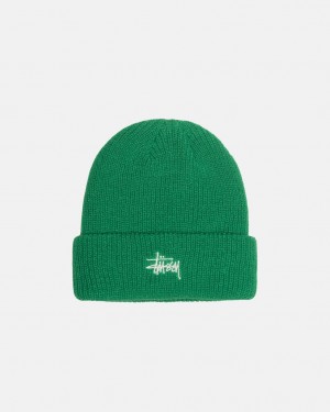 Stussy Cuff Beanie Basic - Unisex Verdes | TMXWZ96375