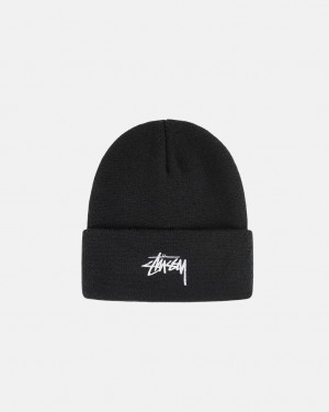 Stussy Cuff Beanie Stock - Unisex Negros | AMXDF80759