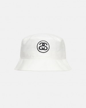 Stussy Deep Bucket Hat SS Link - Unisex Blancos | MXDFL17375