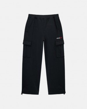 Stussy Deporte Cargo Fleece Pant - Men&s Pants Negros | QMXUV20463