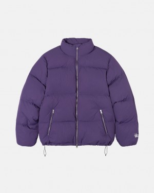 Stussy Down Puffer Nylon - Unisex Jackets Morados | MXZPD24377