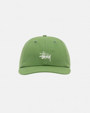 Stussy Low Pro Basic Stock Strapback - Unisex Verdes | PMXER48412