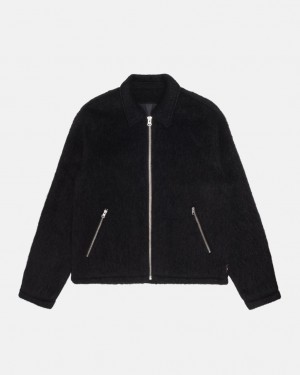 Stussy Mohair Club Jacket - Unisex Jackets Negros | BMXSO54922