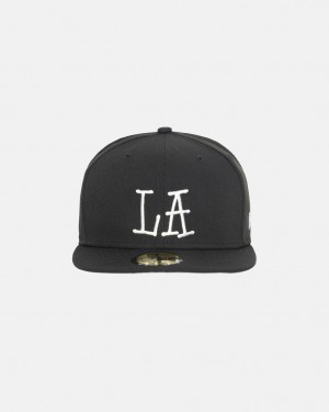 Stussy New Era 59Fifty La - Unisex Negros | SMXNY31641