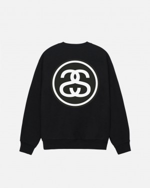 Stussy SS-Link Crew - Unisex Hoodies Negros | MXNEJ88991