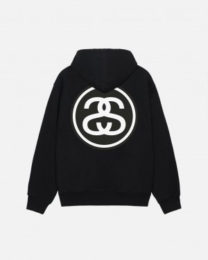 Stussy SS-Link Hoodie - Unisex Hoodies Negros | EMXHC52169