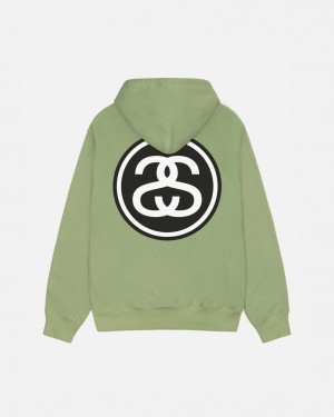 Stussy SS-Link Hoodie - Unisex Hoodies Verdes | UMXND67031