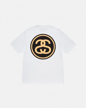 Stussy SS-Link Tee - Unisex Shortsleeve Blancos | BMXSO73945