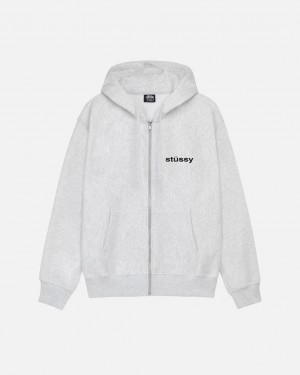 Stussy SS-Link Zip Hoodie - Unisex Hoodies Grises | MXEAH62279