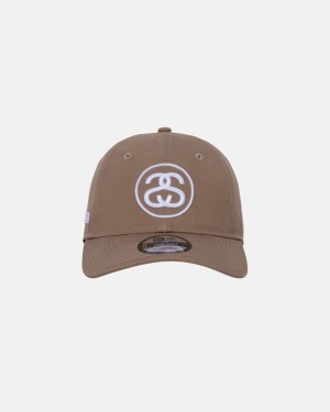 Stussy SS Link 9Twenty Cap - Unisex Kaki | QMXUV76217