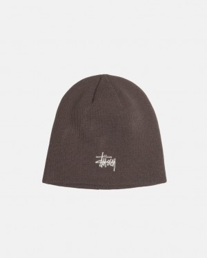 Stussy Skullcap Basic - Unisex Grises | DMXVO92713