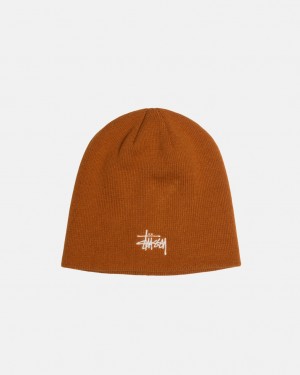 Stussy Skullcap Basic - Unisex Marrom | SMXNY92651