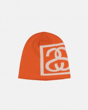 Stussy Skullcap SS Link - Unisex Naranjas | GMXUC61852