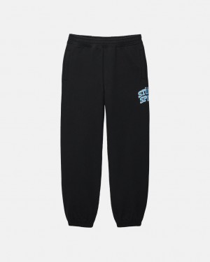 Stussy Stüssy Deporte Sweatpant - Unisex Jeans Pants Negros | MXXMI68111