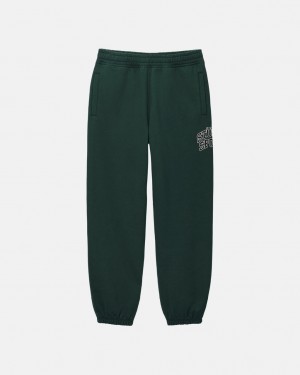 Stussy Stüssy Deporte Sweatpant - Unisex Jeans Pants Verdes Oscuro | MXZDE71854