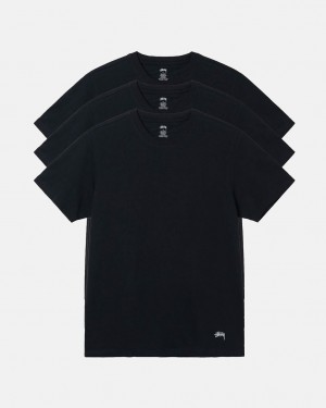 Stussy Stussy Undershirt - Unisex Sweaters Knits Negros | MMXFT24536