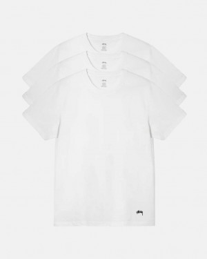 Stussy Stussy Undershirt - Unisex Sweaters Knits Blancos | LMXSX31702