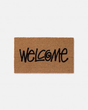 Stussy Stussy Welcome Mat - Home Goods Marrom | MXQAV59542