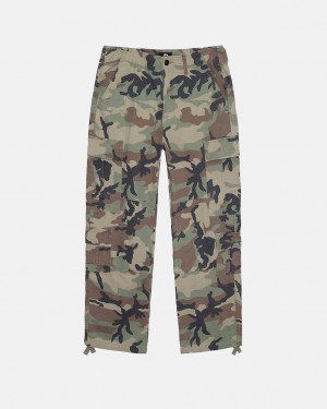 Stussy Surplus Cargo Ripstop - Unisex Jeans Pants Camuflados | MXQAV45609