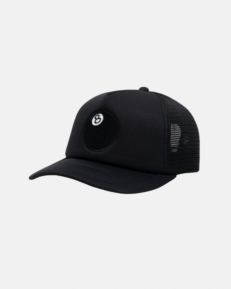 Stussy 8 Ball Trucker Cap - Unisex Negros | LMXSX61577