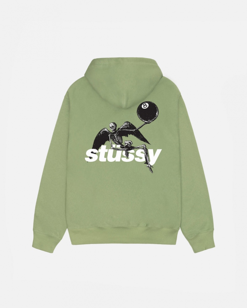 Stussy Apocalypse Zip Hoodie - Unisex Hoodies Verdes | XMXGW98973