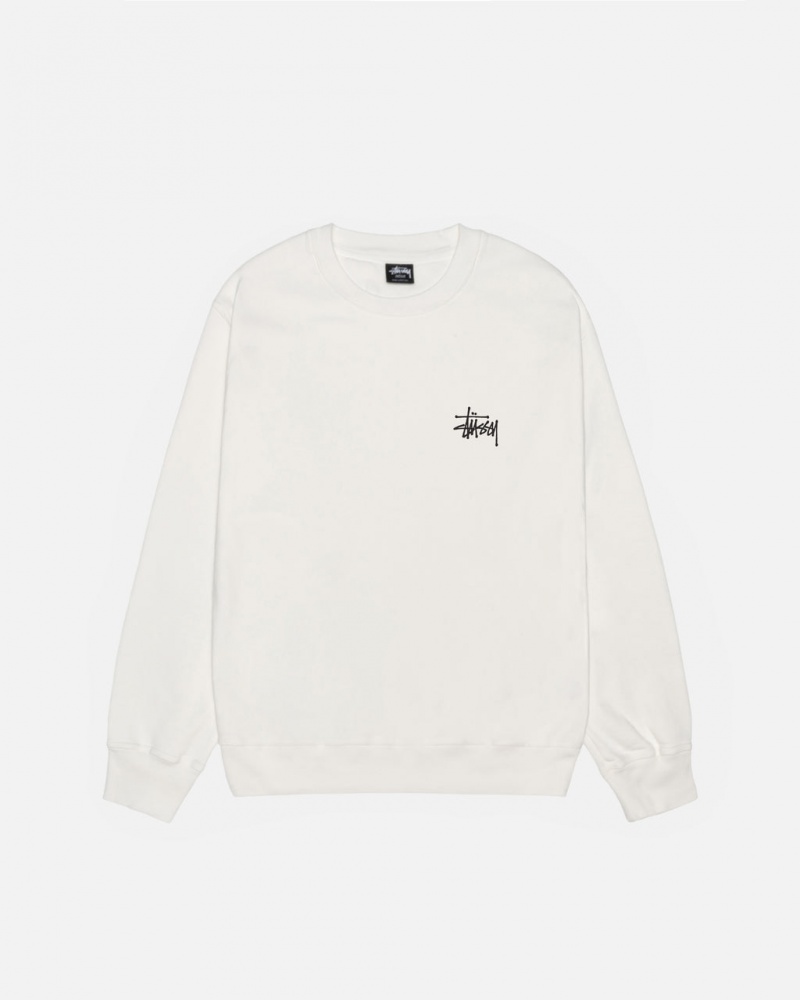 Stussy Basic Stussy Crew Pigment Dyed - Unisex Hoodies Beige | MXNEJ13067