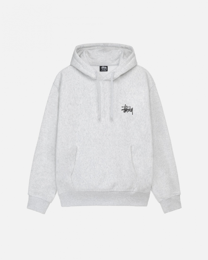 Stussy Basic Stussy Hoodie - Unisex Hoodies Grises | SMXNY22268