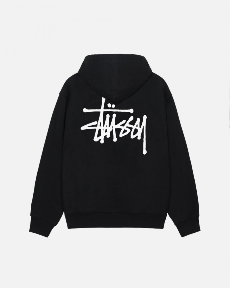 Stussy Basic Stussy Hoodie - Unisex Hoodies Negros | EMXHC85172