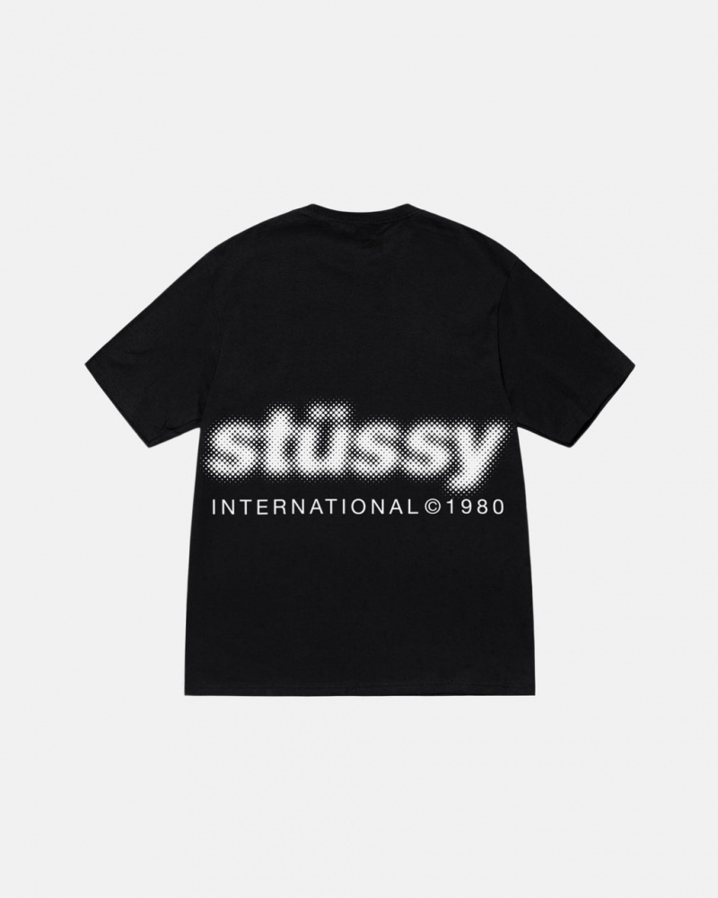 Stussy Blur Tee - Unisex Shortsleeve Negros | SMXVO41546