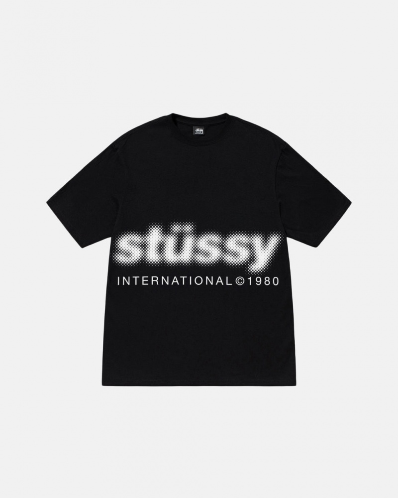 Stussy Blur Tee - Unisex Shortsleeve Negros | SMXVO41546