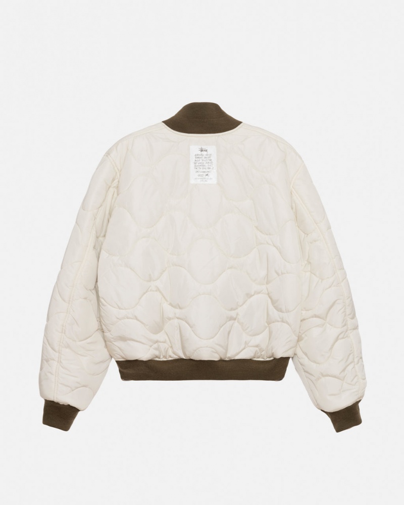 Stussy Built Reversible Bomber Jacket - Unisex Jackets Marrom | PMXQX18998