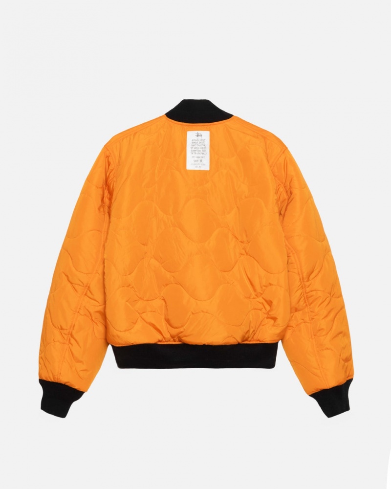 Stussy Built Reversible Bomber Jacket - Unisex Jackets Negros | EMXHC21393