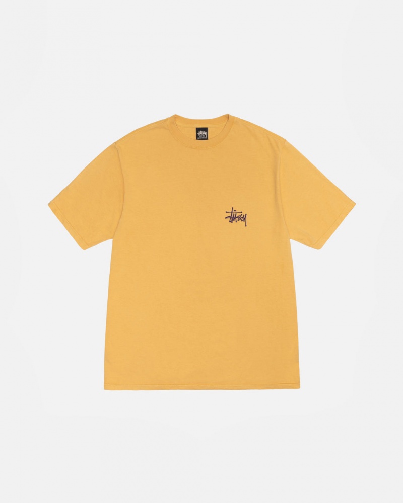 Stussy Built Tough Tee Pigment Dyed - Unisex Shortsleeve Naranjas | MXEGJ28537