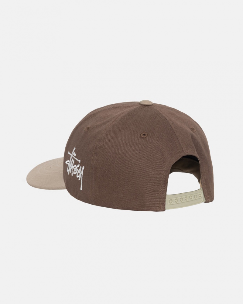 Stussy Chenille S Low Pro Cap - Unisex Marrom | FMXHY79767