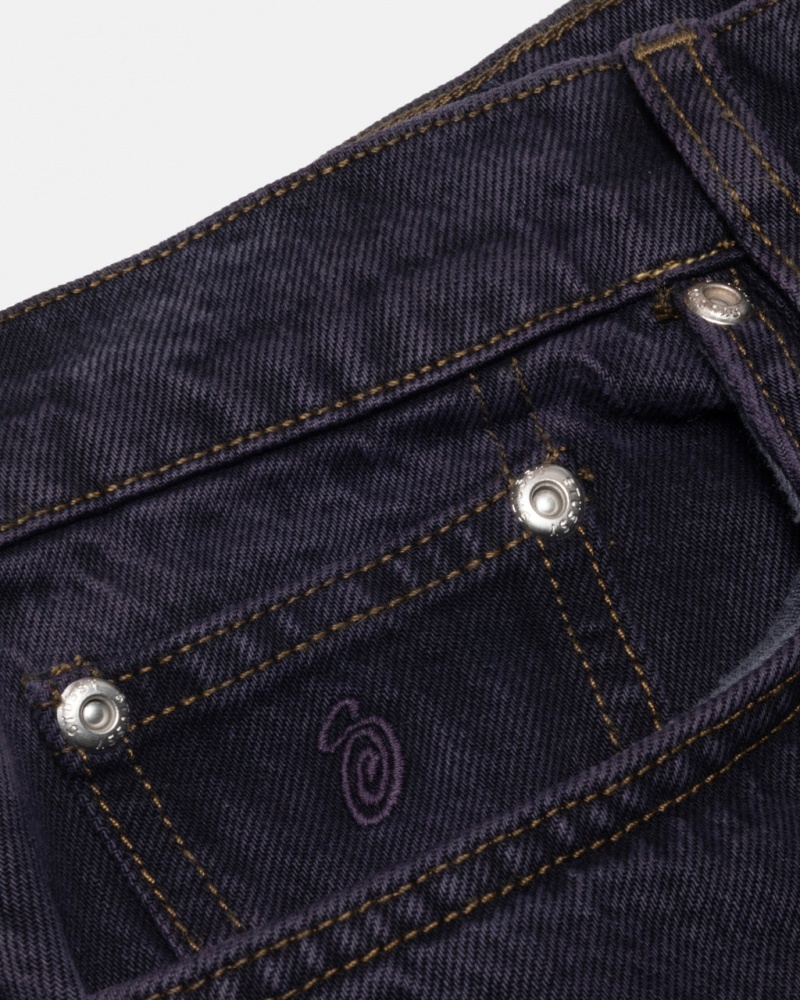 Stussy Classic Jean Denim - Unisex Denim Negros | FMXUI15809