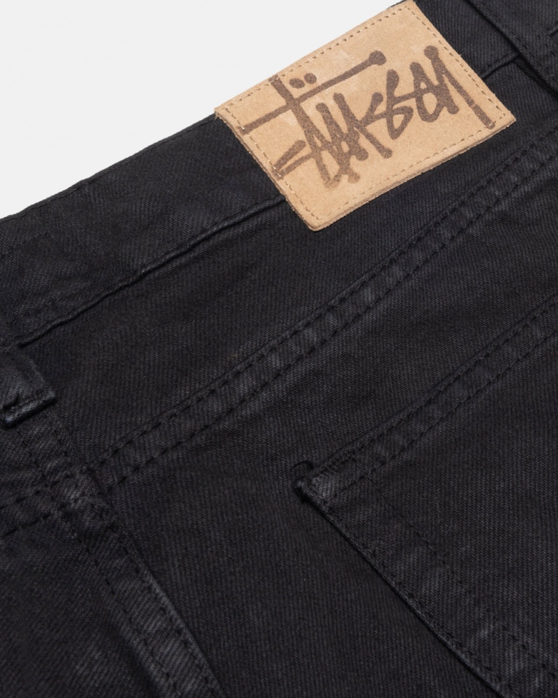 Stussy Classic Jean Overdyed - Unisex Denim Negros | MXDYB32842