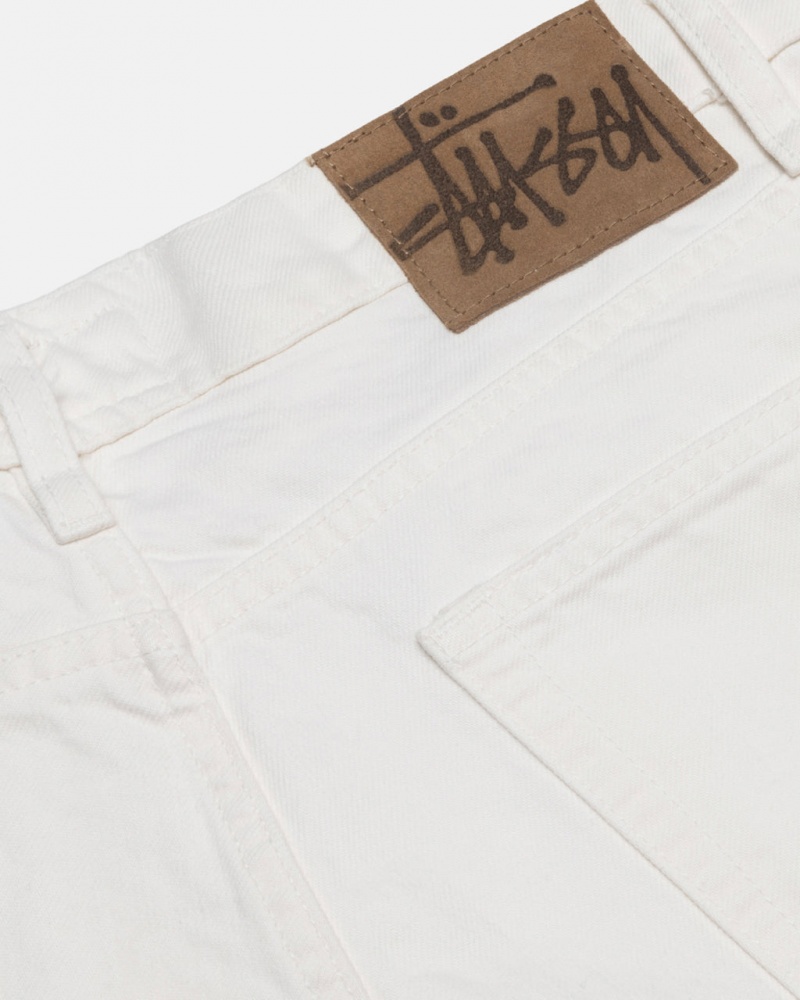 Stussy Classic Jean Overdyed - Unisex Denim Beige | ZMXMJ34278