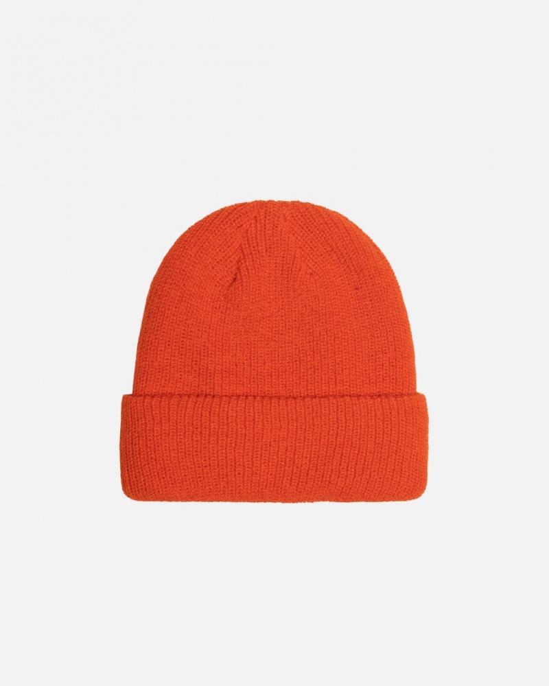 Stussy Cuff Beanie Basic - Unisex Naranjas | MXXBR55779