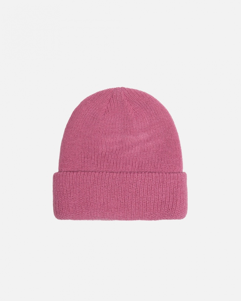 Stussy Cuff Beanie Basic - Unisex Rosas | DMXVO54394