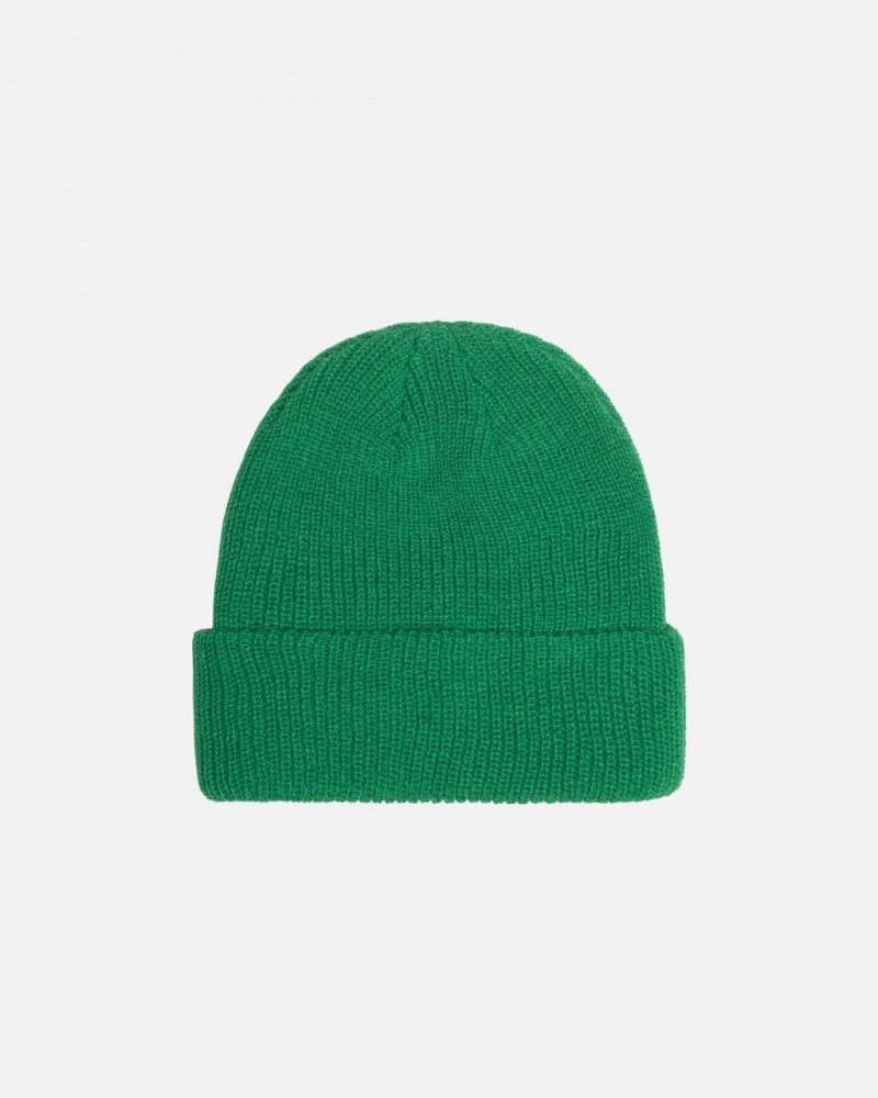 Stussy Cuff Beanie Basic - Unisex Verdes | TMXWZ96375