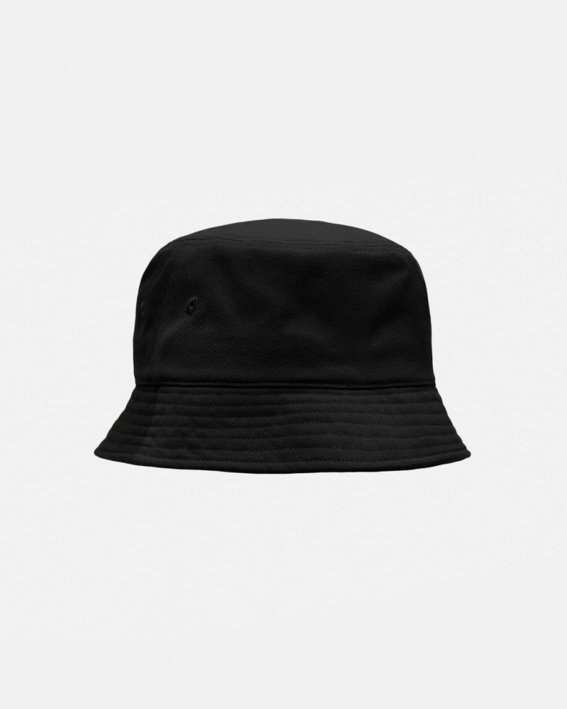 Stussy Deep Bucket Hat SS Link - Unisex Negros | FMXHY56129