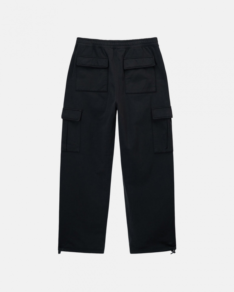 Stussy Deporte Cargo Fleece Pant - Men&s Pants Negros | QMXUV20463