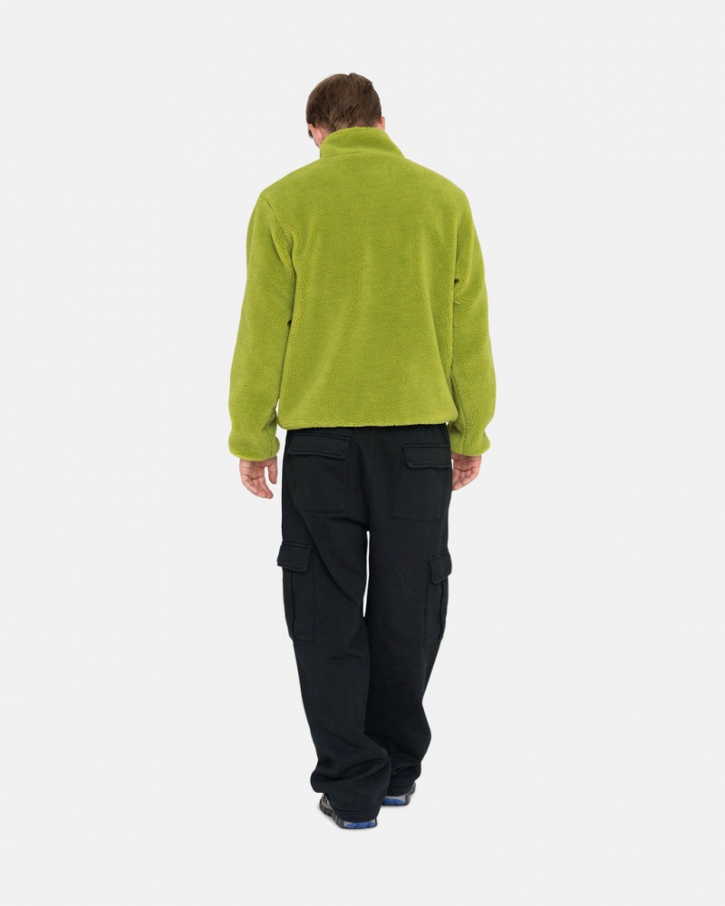 Stussy Deporte Cargo Fleece Pant - Men&s Pants Negros | QMXUV20463