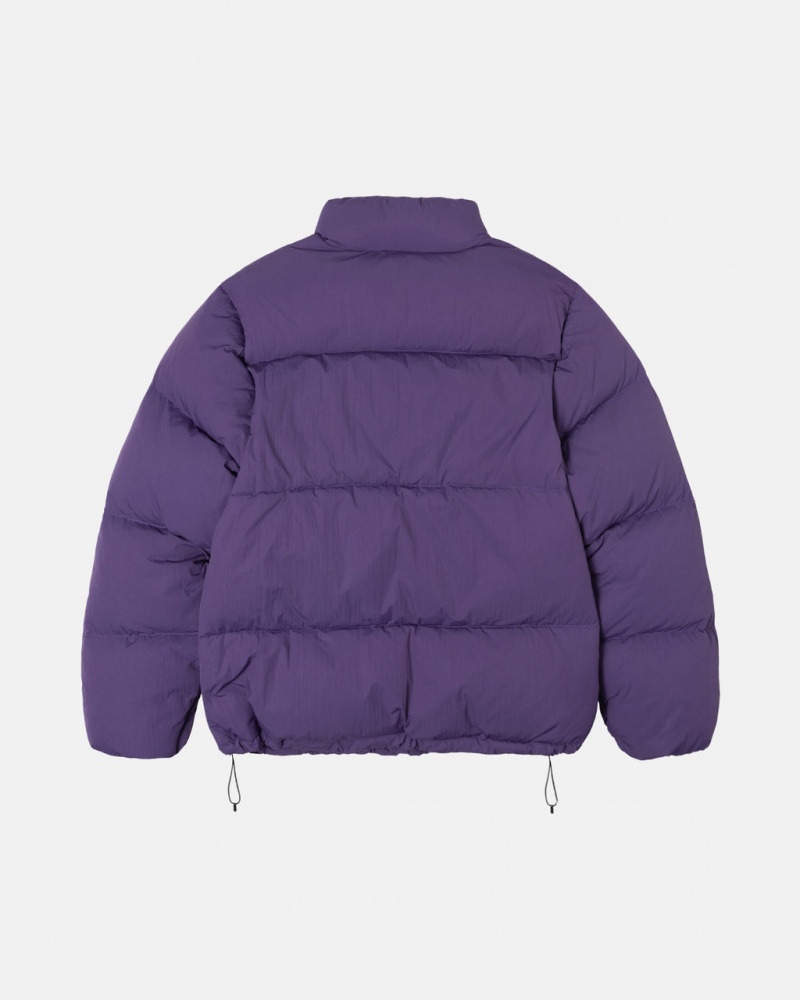 Stussy Down Puffer Nylon - Unisex Jackets Morados | MXZPD24377