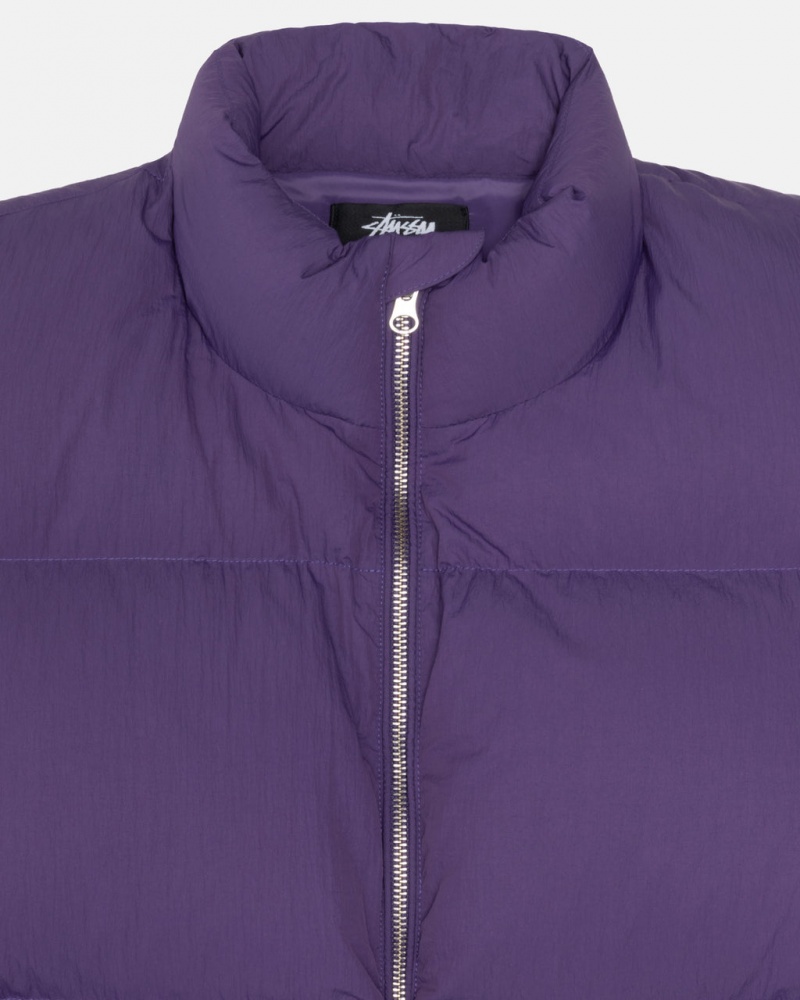 Stussy Down Puffer Nylon - Unisex Jackets Morados | MXZPD24377