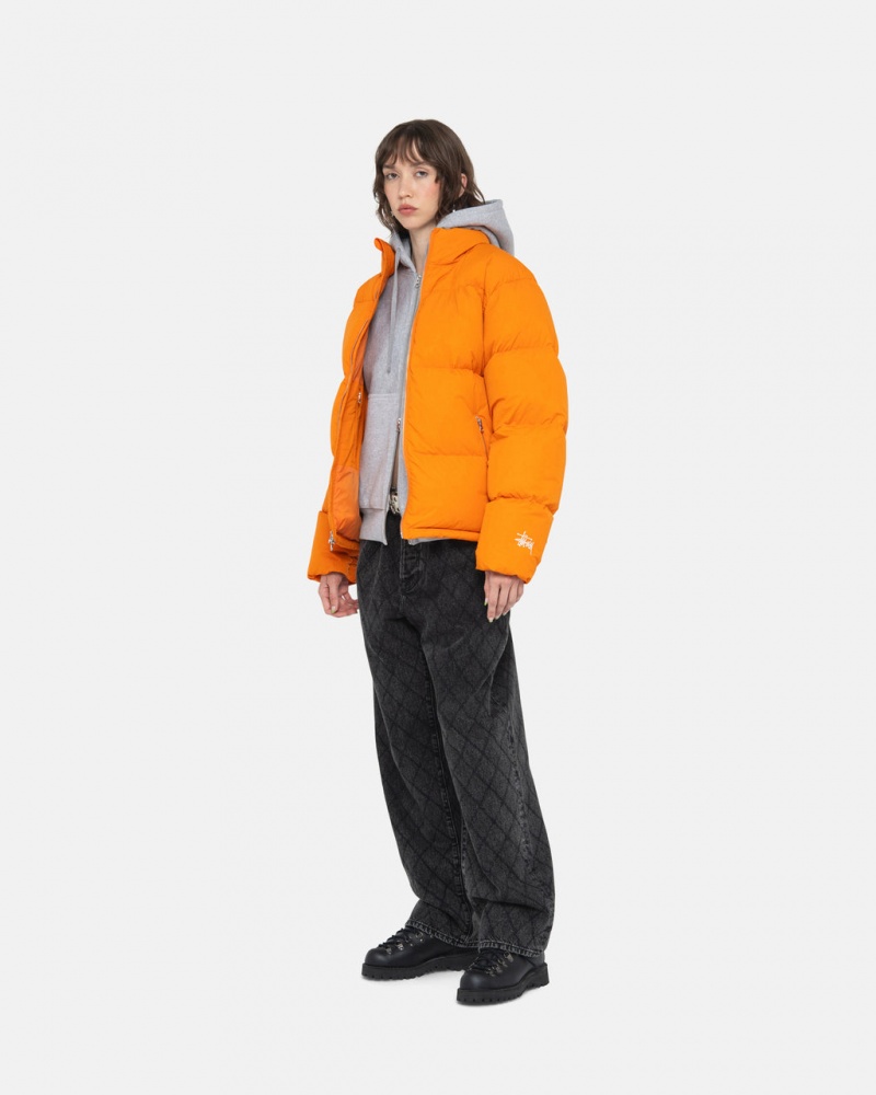 Stussy Down Puffer Nylon - Unisex Jackets Naranjas | UMXND24538