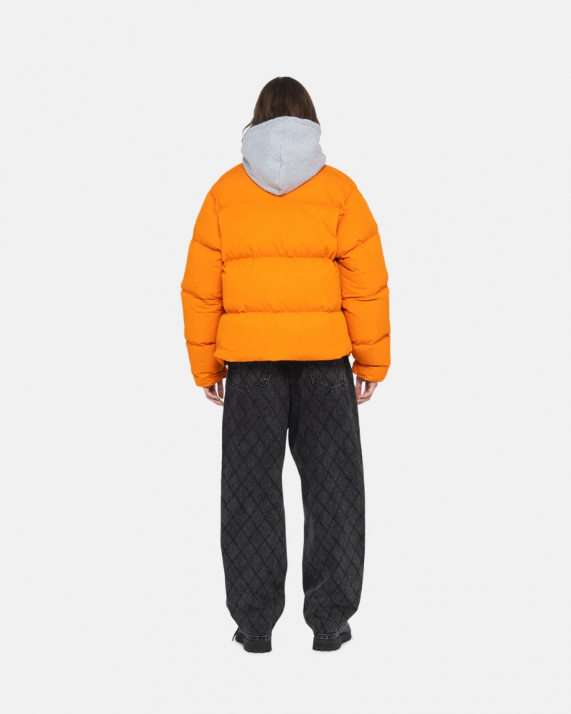 Stussy Down Puffer Nylon - Unisex Jackets Naranjas | UMXND24538