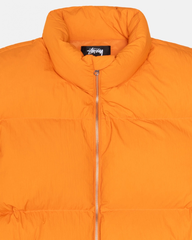 Stussy Down Puffer Nylon - Unisex Jackets Naranjas | UMXND24538